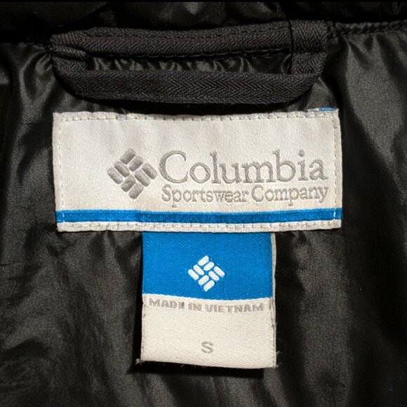 COLUMBIA Women's (S) Gray Puffer Jacket Hooded Parka Omni-Heat, Warm Winter Coat - Picture 9 of 9